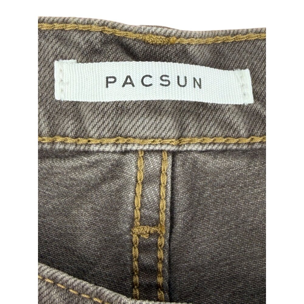 NWT PacSun Dad Jean Straight Leg Moss Green Jeans 26 | Skater Grunge Streetwear - Picture 16 of 16